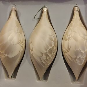Teardrop glass christmas ornaments